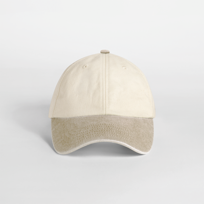 Casquette vintage compacte visière contrastée