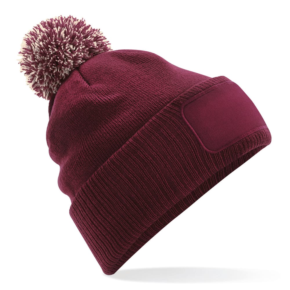 Gorro parche con pompón