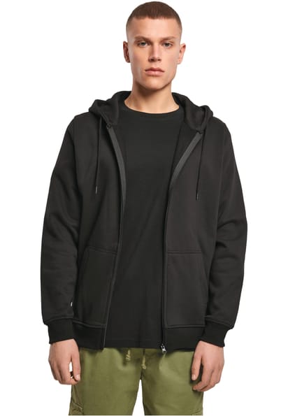 Zware hoodie met rits
