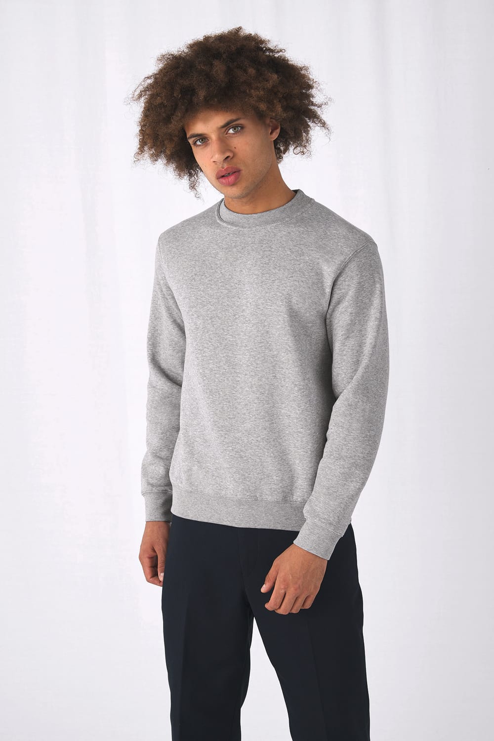 Sudadera cuello redondo