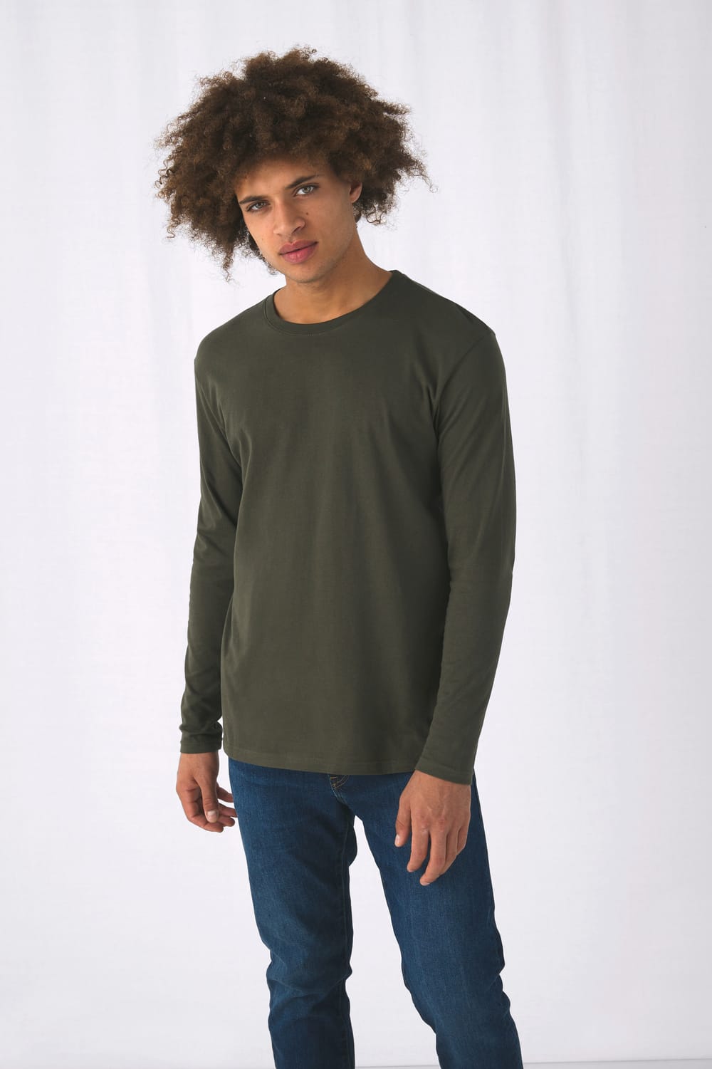 Camiseta #E150 manga larga hombre