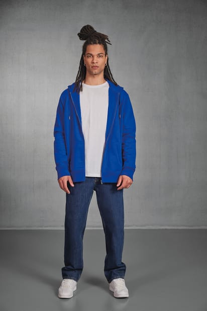 KING Sweatshirt met capuchon en rits