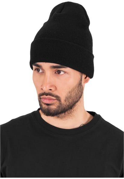 Bonnet long en maille épaisse