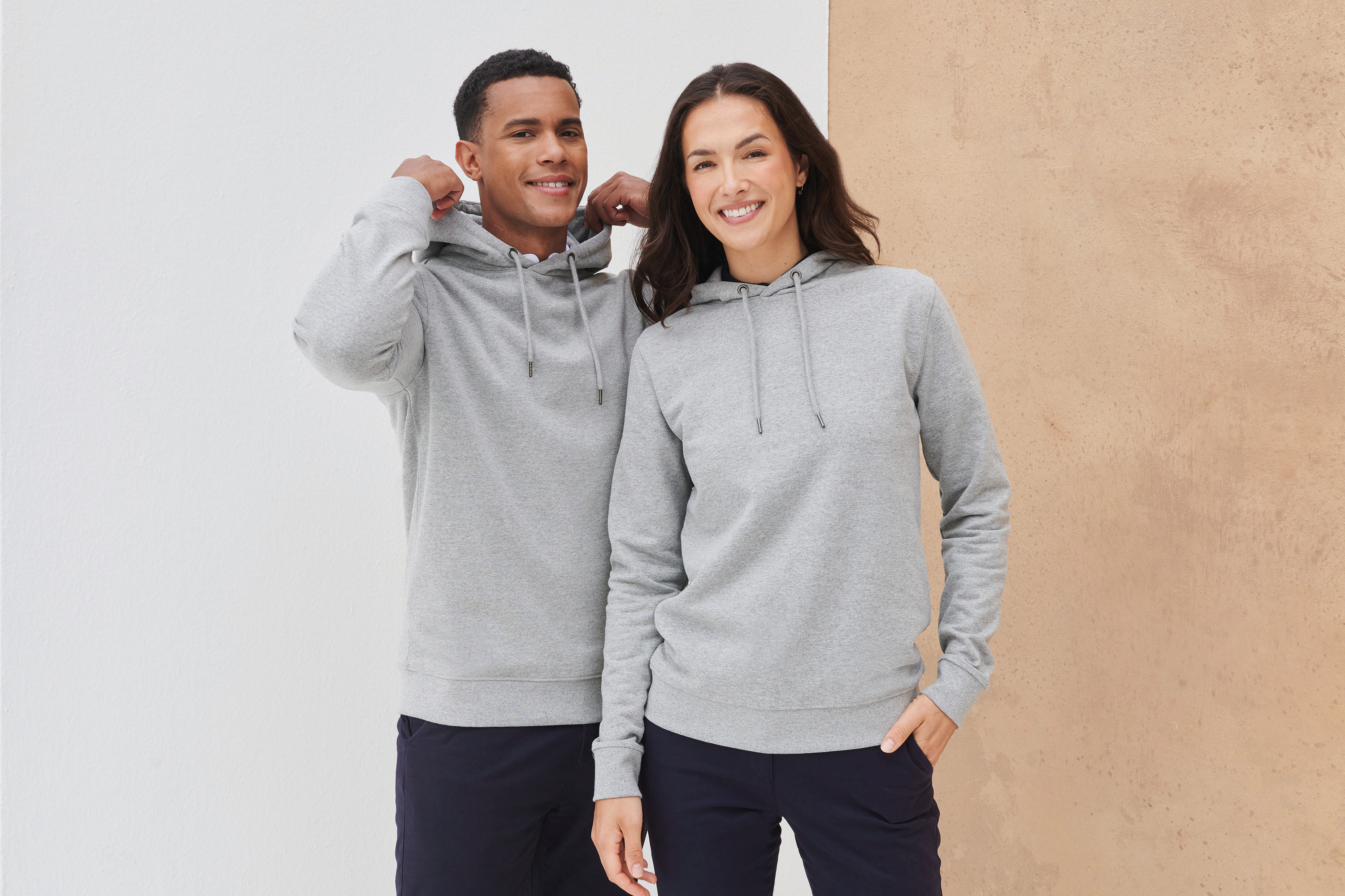 Sudadera capucha ecorresponsable unisex