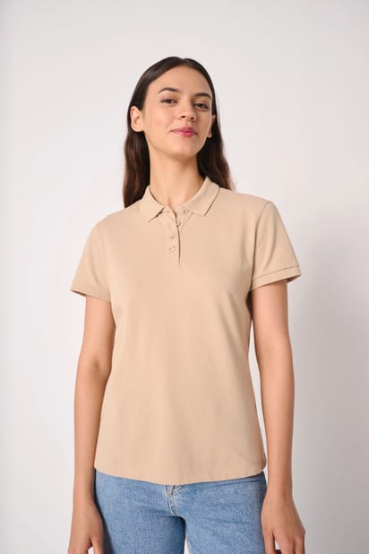Polo piqué femme