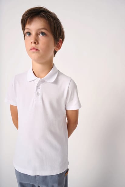 Polo piqué enfant