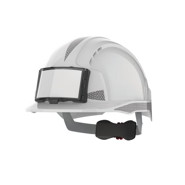 Casco de seguridad con portacredenciales
