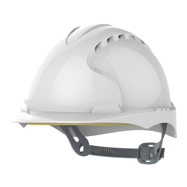Casco de seguridad ventilado, ajuste guía corredera