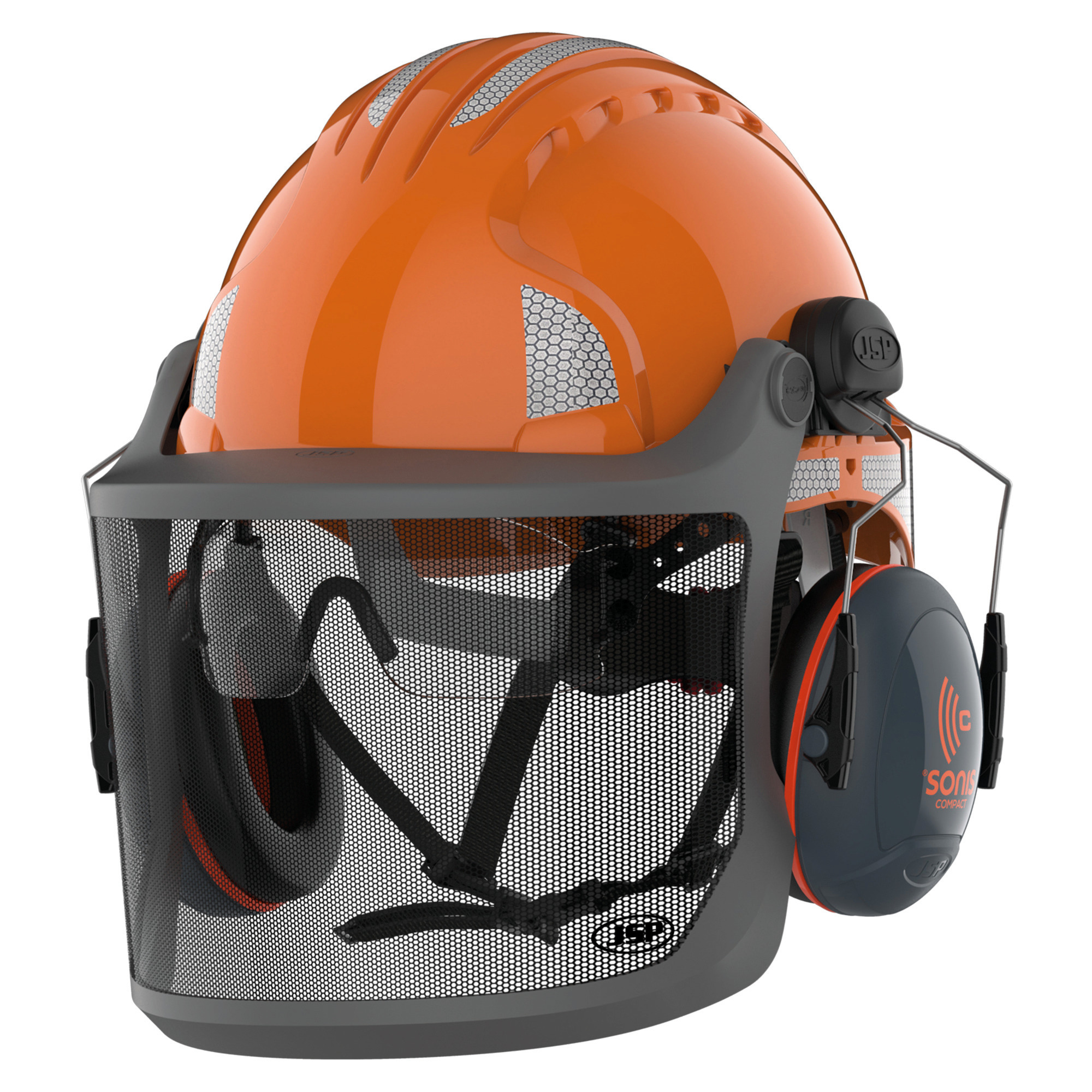 Casco forestal M3 con orejeras Sonis Compact.