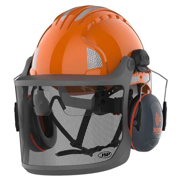 Casco forestal M3 con orejeras Sonis Compact.