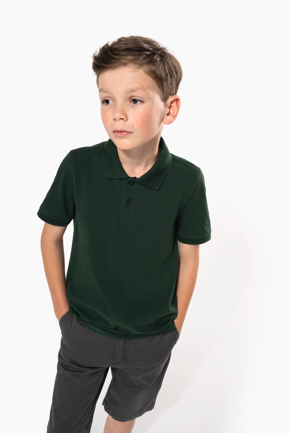 Polo manga corta infantil