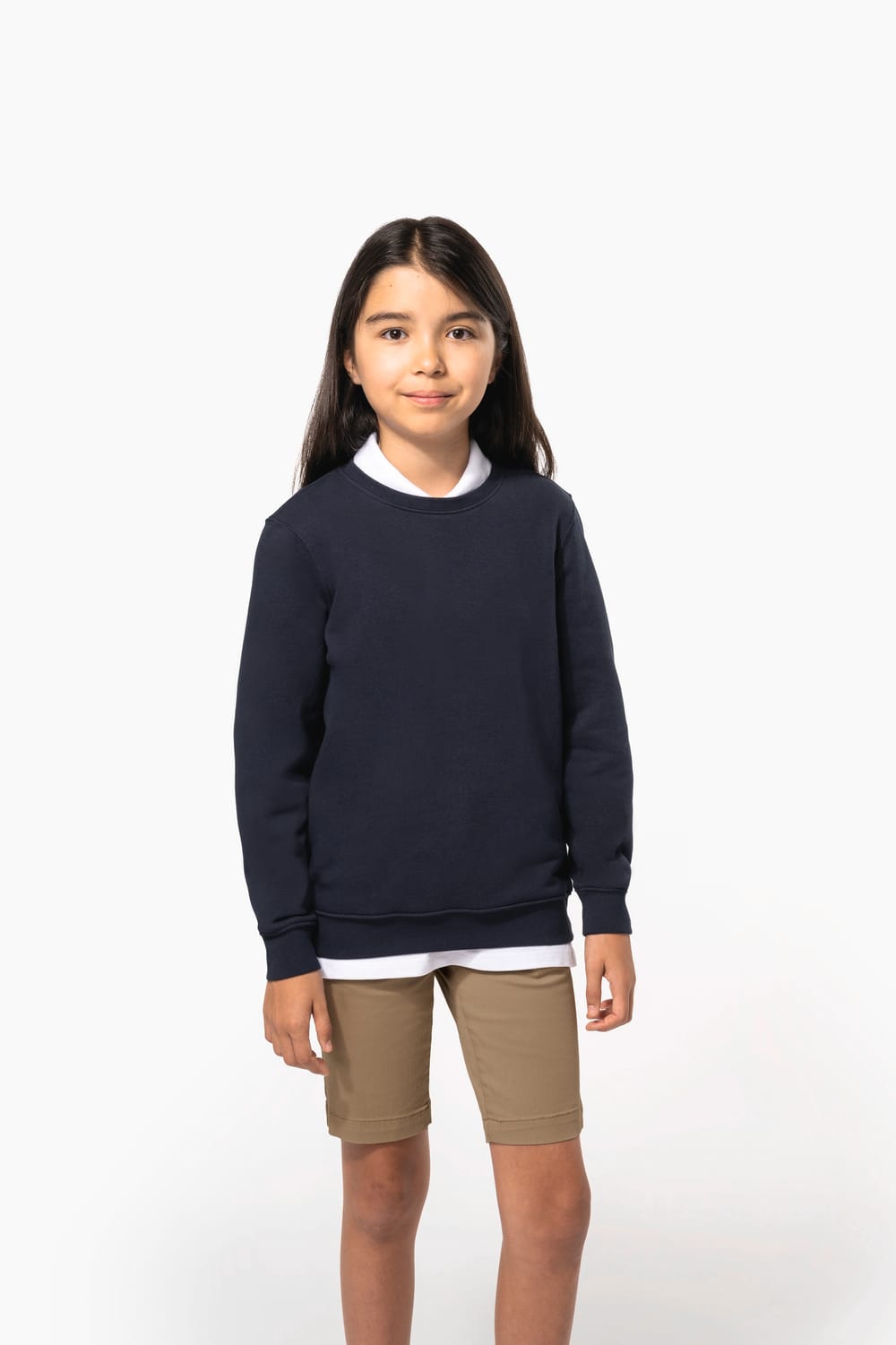 Sudadera cuello redondo infantil