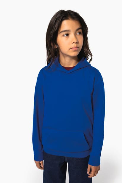 Sweat-shirt recyclé à capuche enfant
