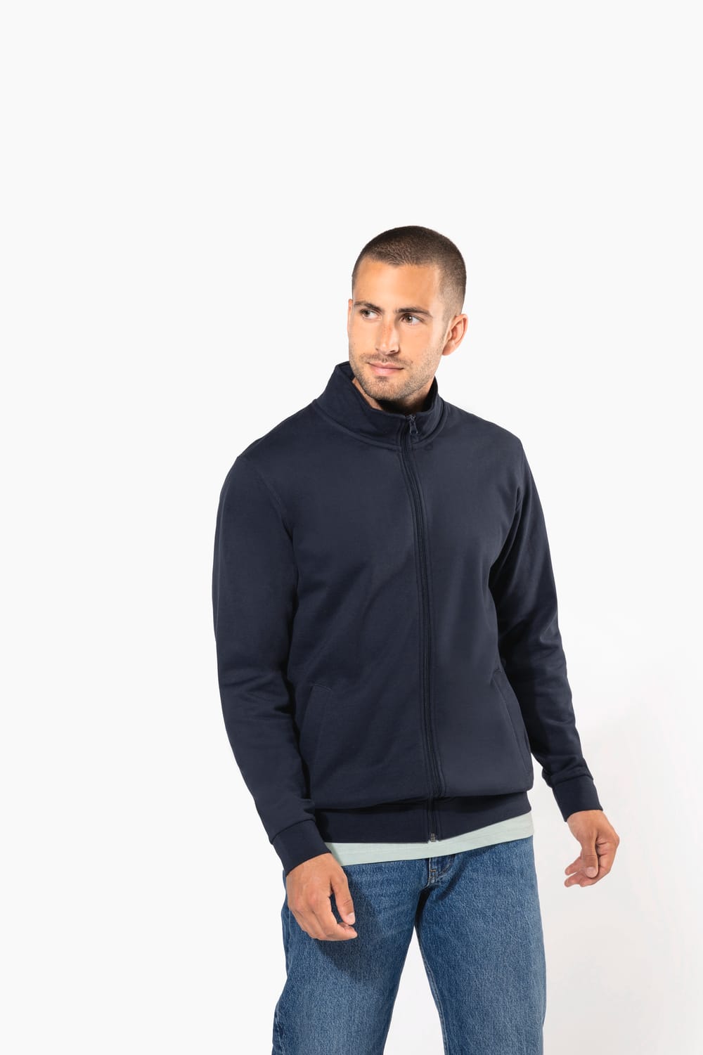 Chaqueta de felpa con cremallera