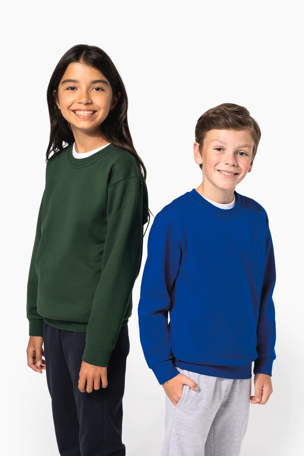 Sudadera cuello redondo infantil