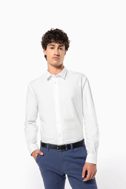 Chemise oxford manches longues homme