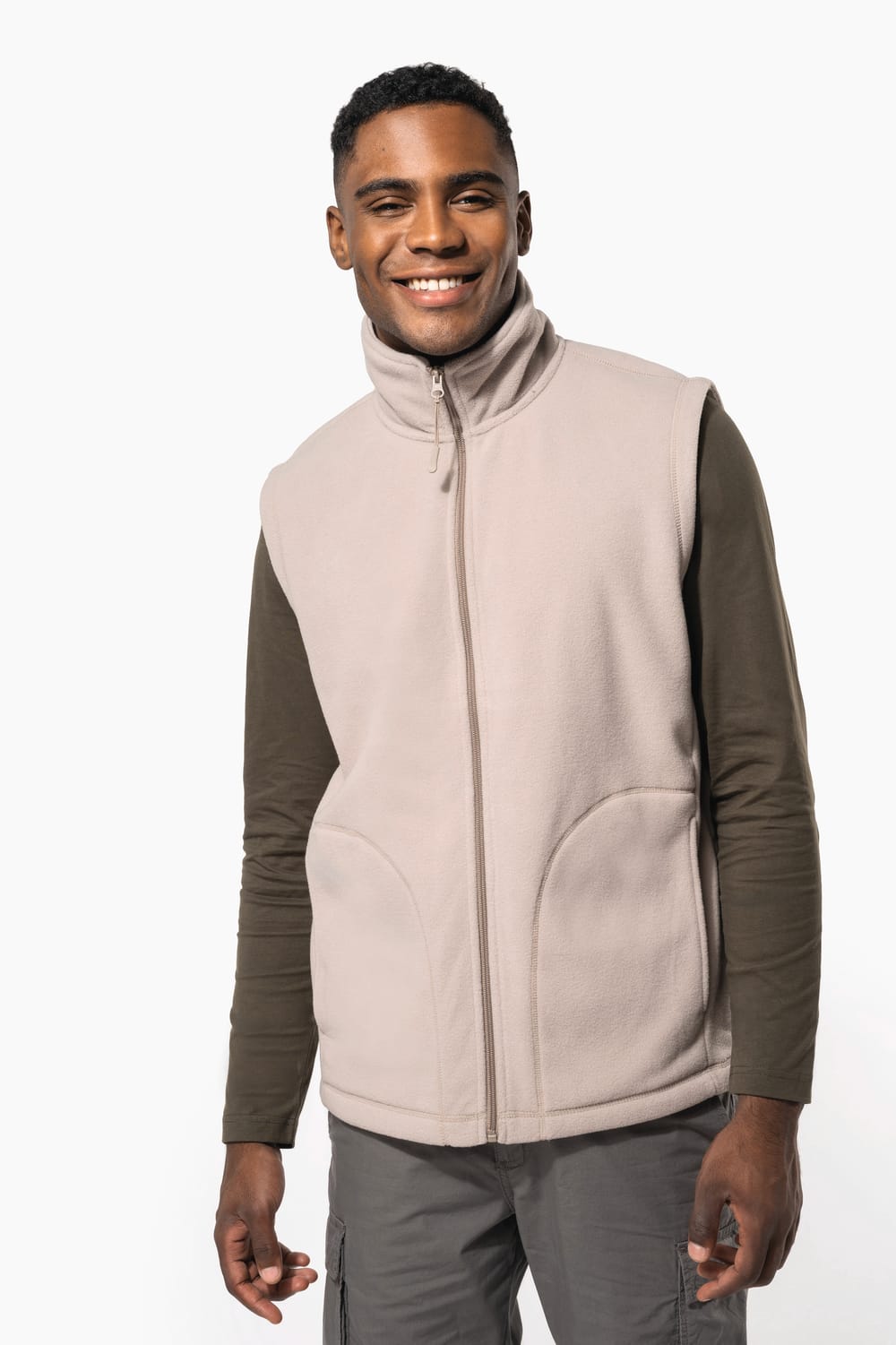 Chaleco micropolar hombre
