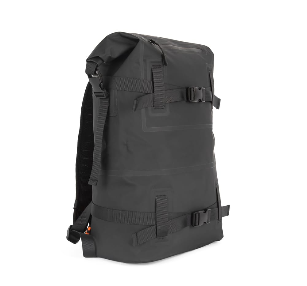 Mochila impermeable con correas de compresión
