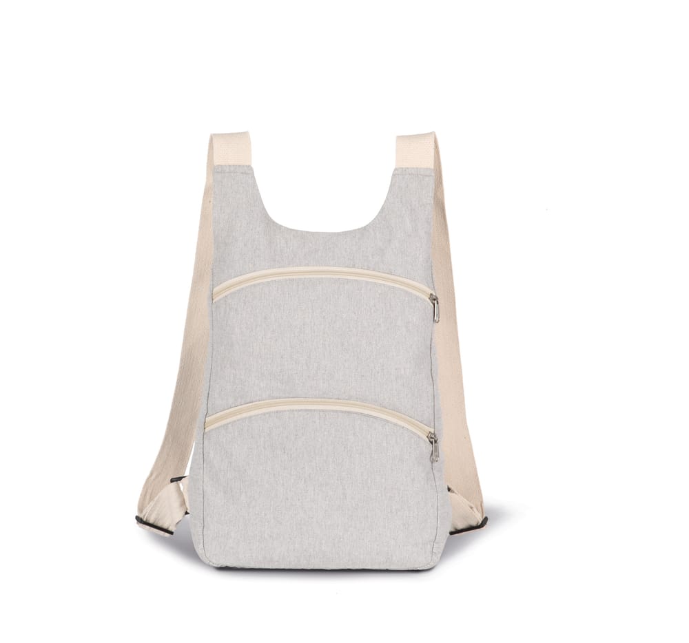 Mochila reciclada con bolsillo trasero