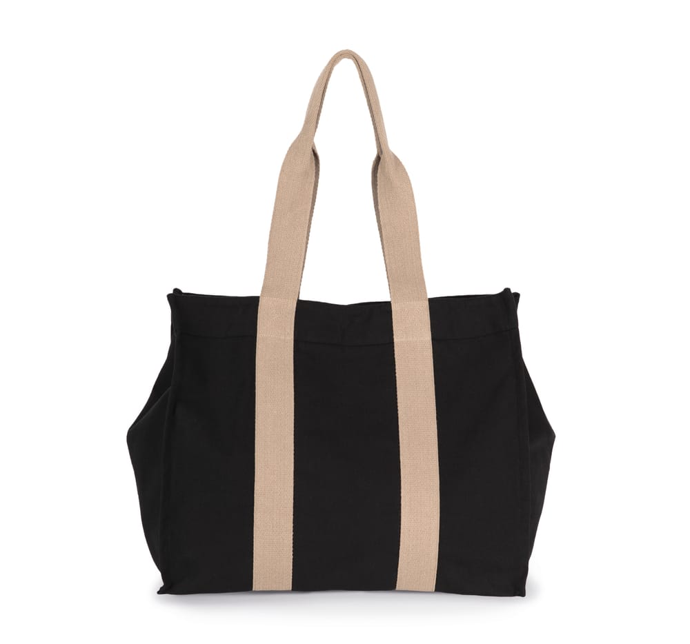 Bolsa shopper reciclada grande con fuelle