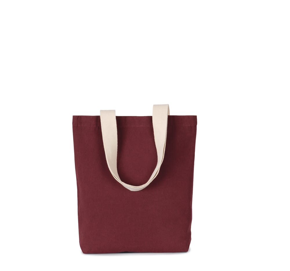 Bolsa shopper reciclada con fondo plano