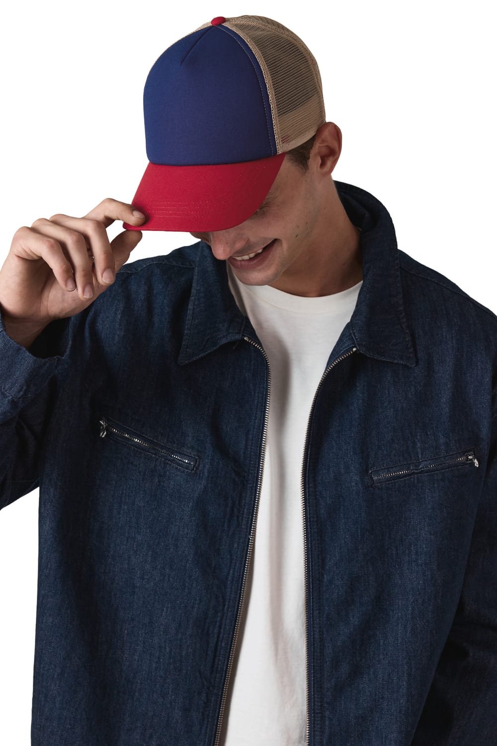 Gorra trucker de 5 paneles de algodón canvas - Gold Label