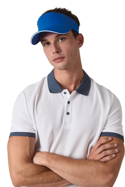 Visière sport en coton
