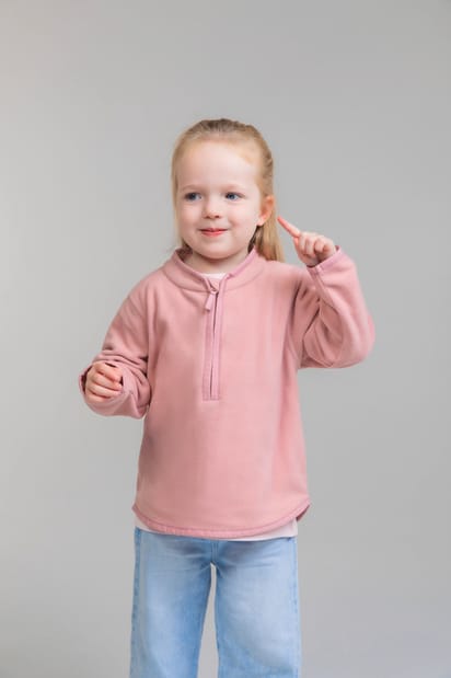Polaire enfant 1/4 zip 