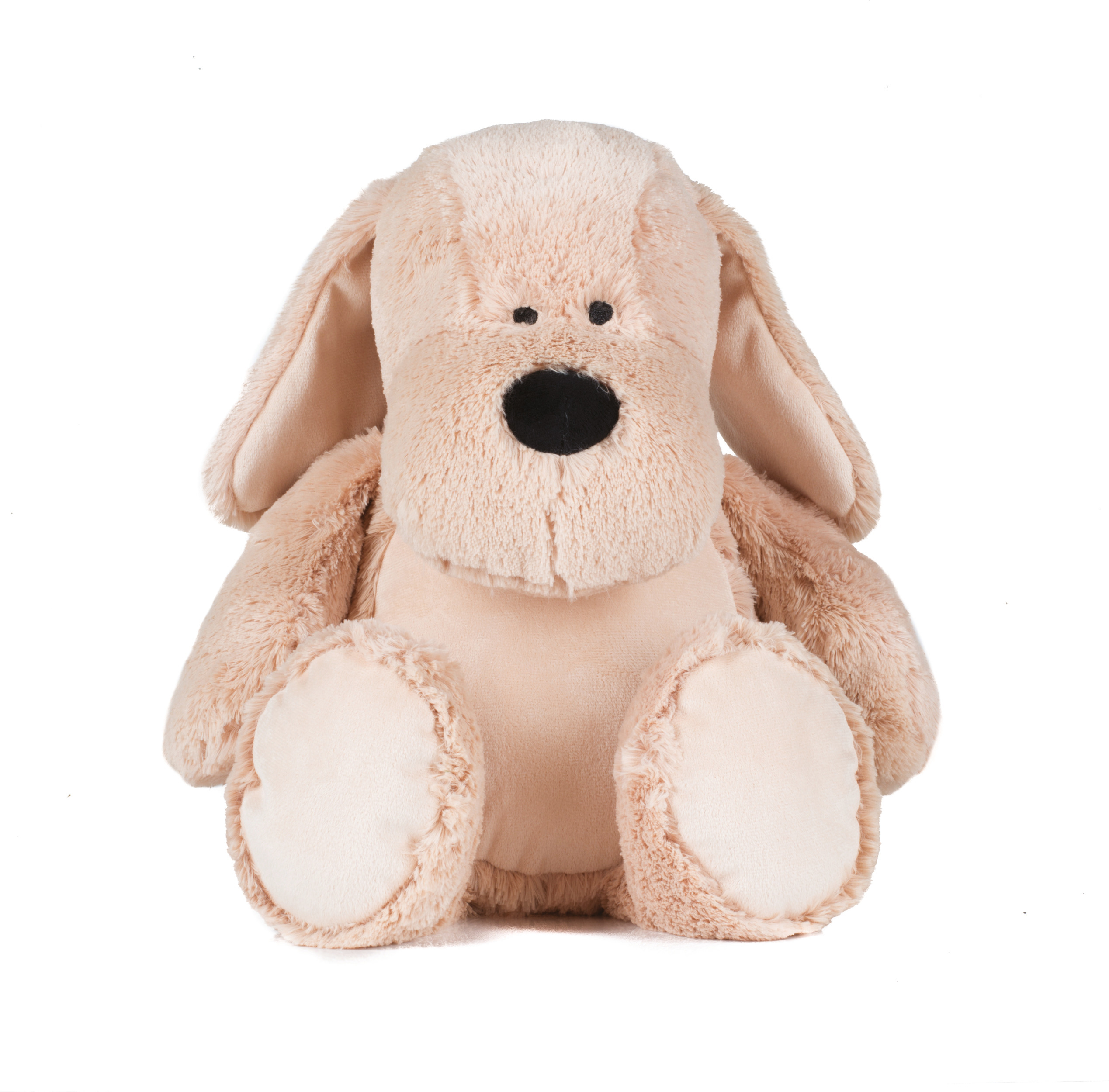 Perro de peluche con cremallera