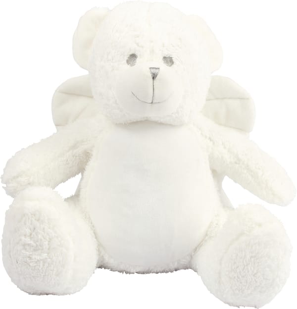 Ángel de peluche con cremallera