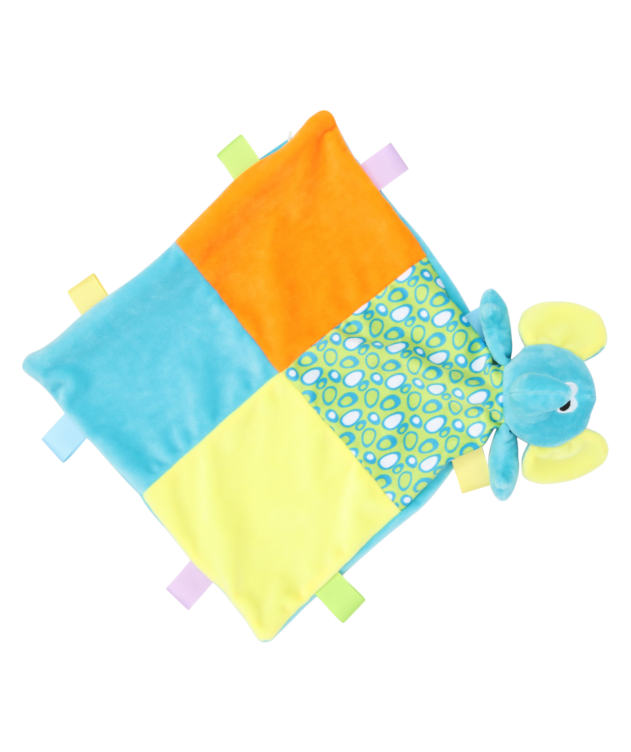 Manta multicolor elefante