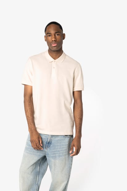Polo écoresponsable maille piquée homme
