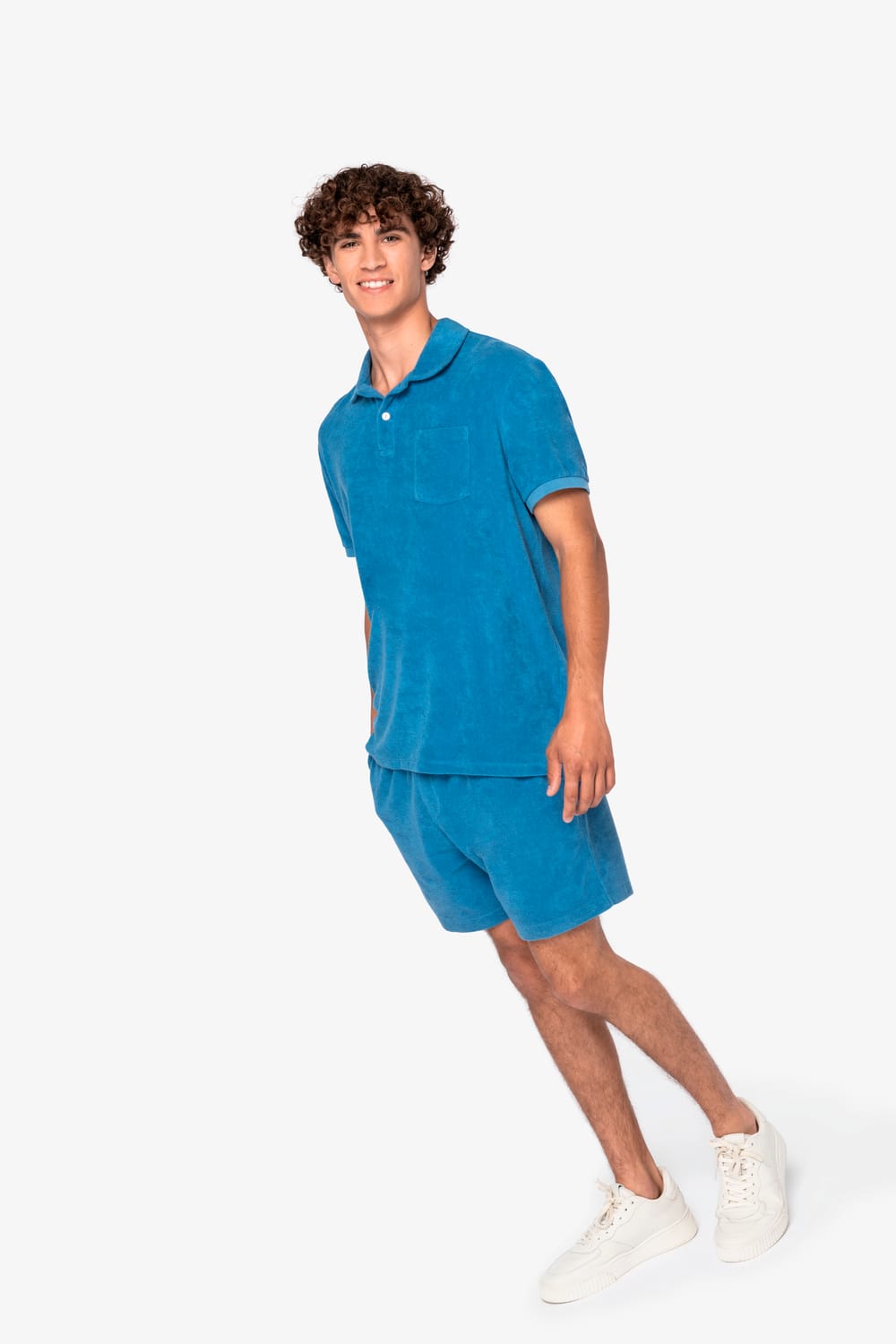 Polo ecorresponsable de rizo hombre