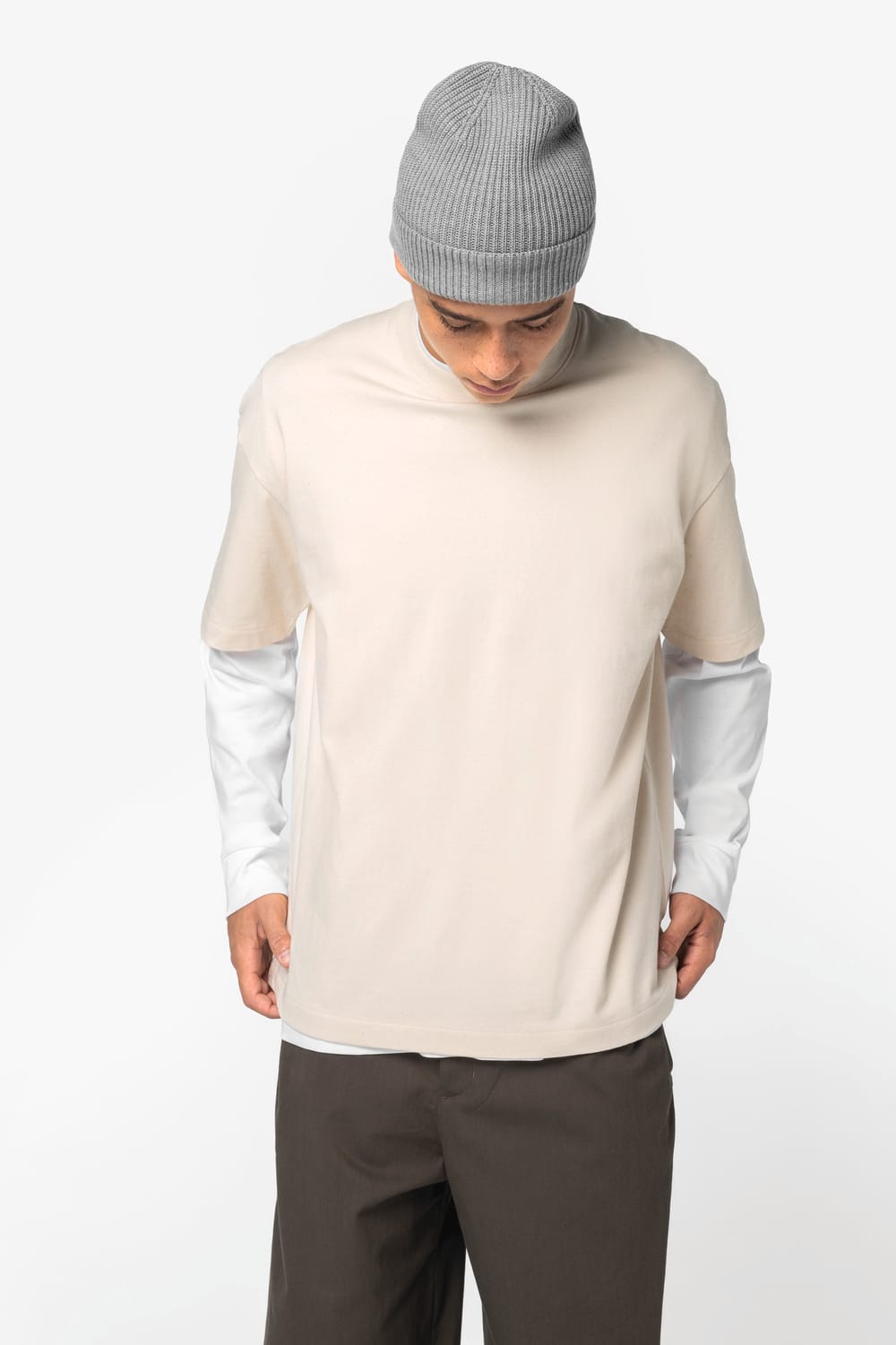 Camiseta ecorresponsable oversize hombre
