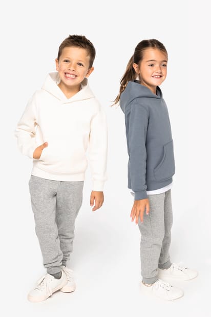 Sweat-shirt écoresponsable à capuche enfant