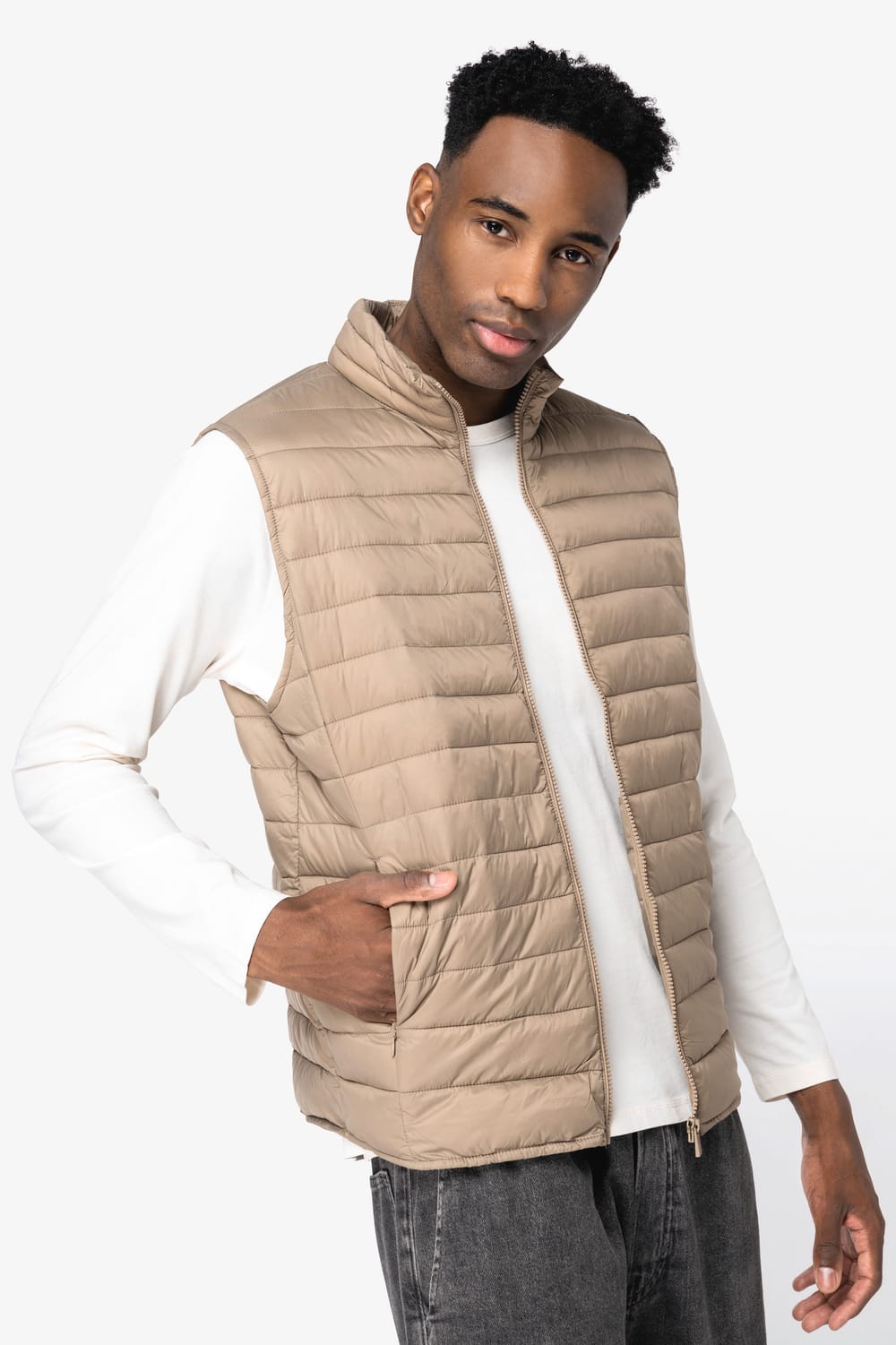 Chaleco ecorresponsable ligero hombre
