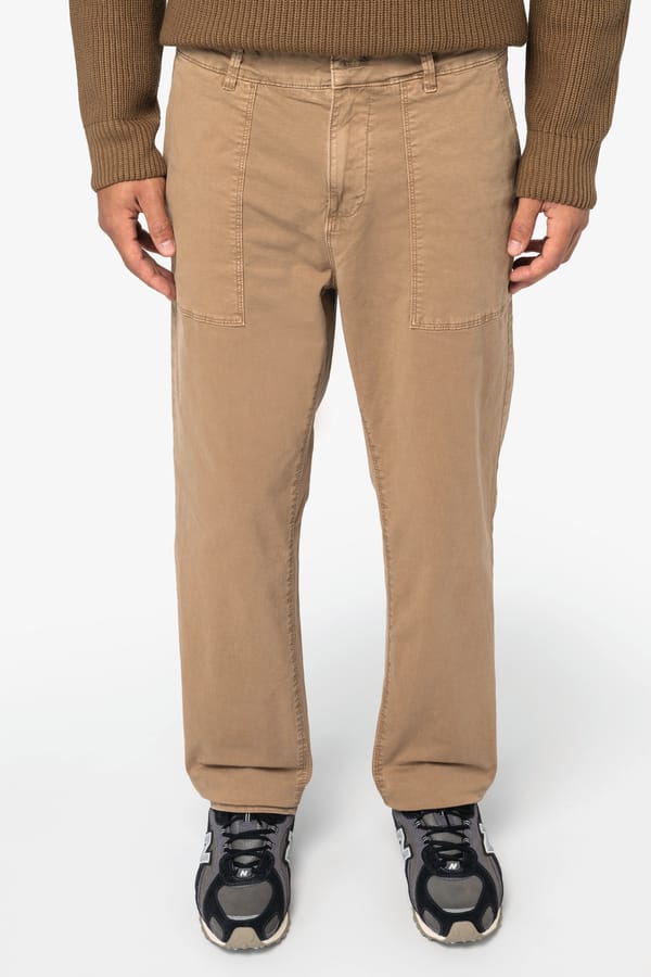 Pantalón utility de efecto lavado ecorresponsable hombre