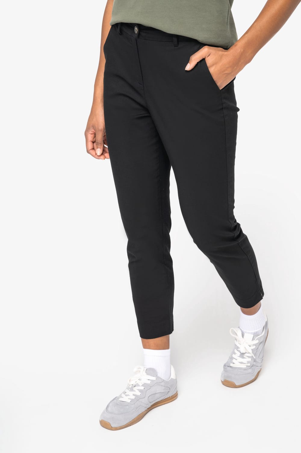 Pantalón chino 7/8 ecorresponsable mujer
