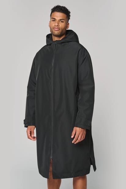 Parka longue doublée sherpa unisexe
