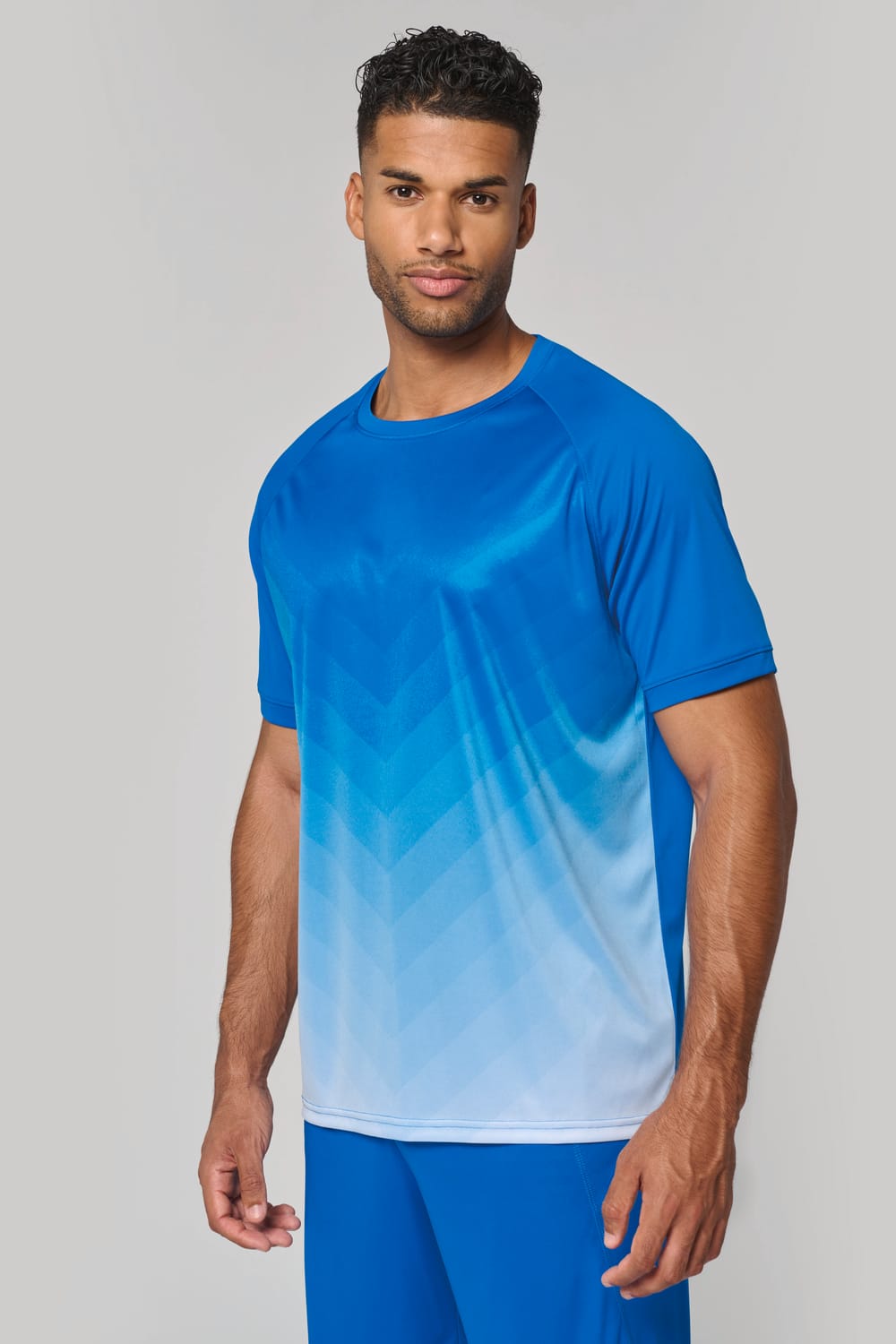 Camiseta multideporte de poliéster realzado unisex