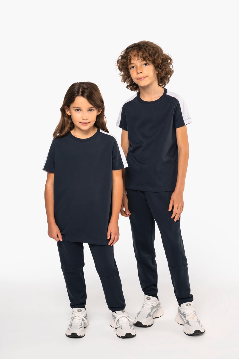 Camiseta de equipo bicolor infantil