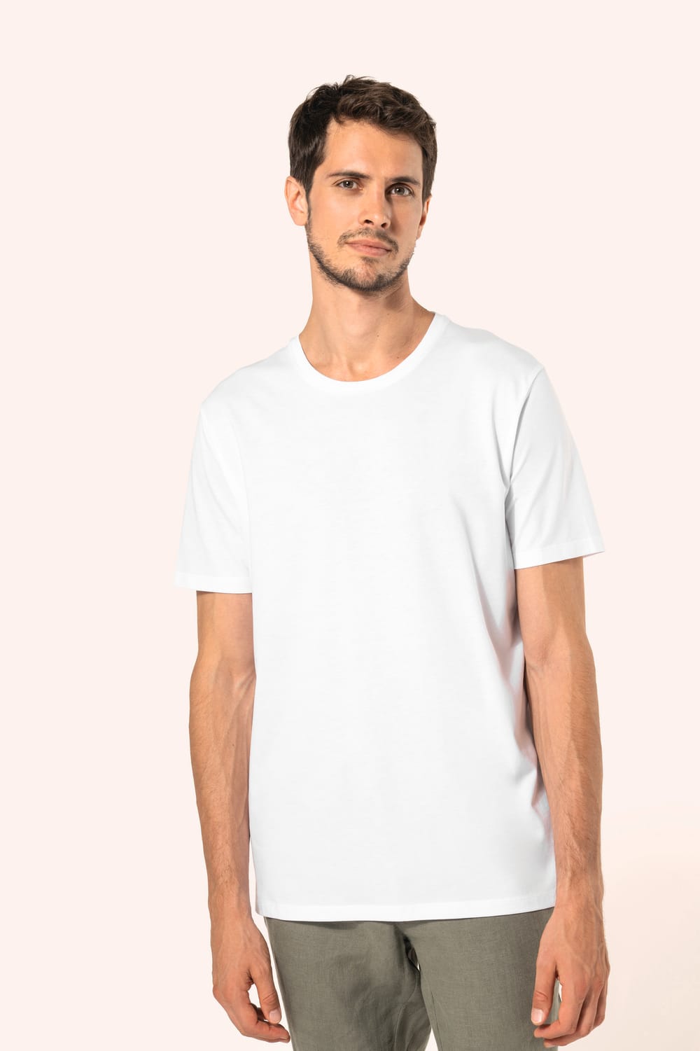 Camiseta cuello redondo manga corta hombre