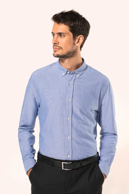 Chemise Oxford manches longues homme