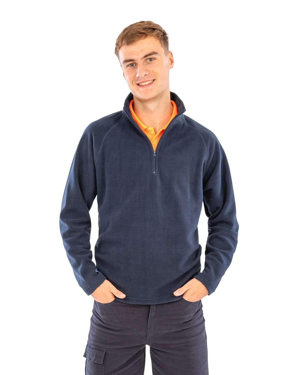Micropolar cuello con cremallera