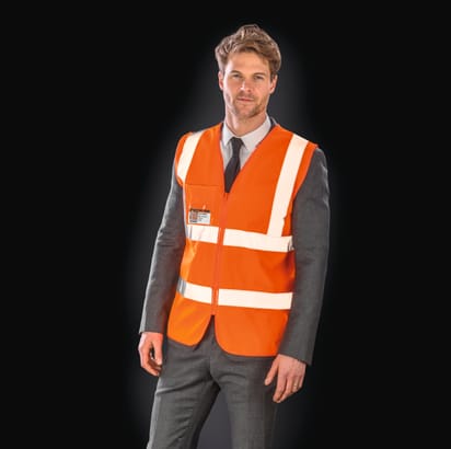 Gilet de sécurité zippé