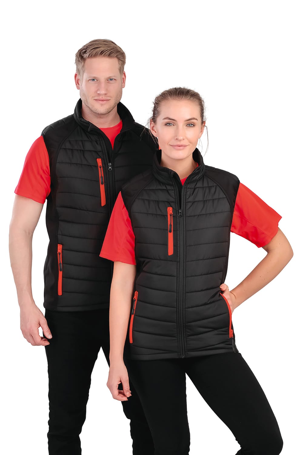 Chaleco Softshell Black Compass acolchado reciclado