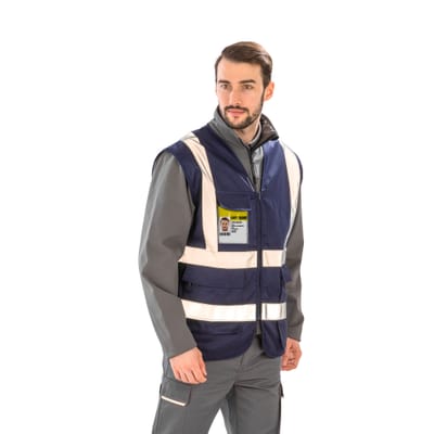 Gilet de sécurité zippé