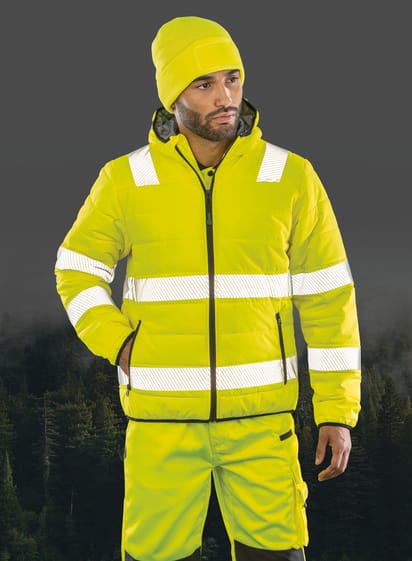 Veste de sécurité recyclée ripstop padded