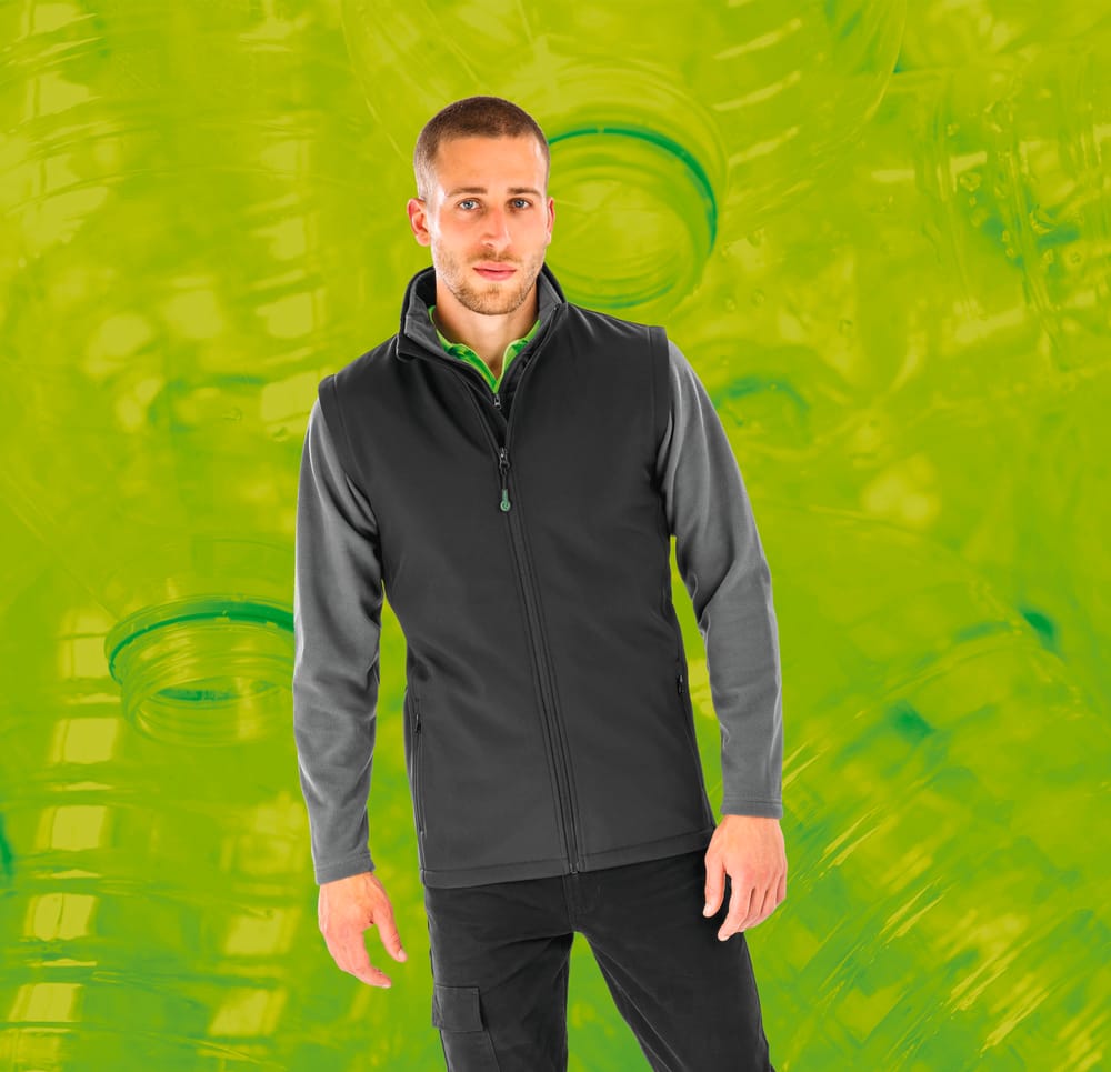 Chaleco softshell reciclado hombre