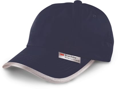 Casquette avec bordures réfléchissantes